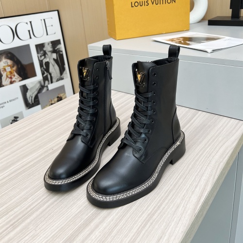 Cheap Louis Vuitton Boots For Women #1231965 Replica Wholesale [$115.00 USD] [ITEM#1231965] on Replica Louis Vuitton Boots