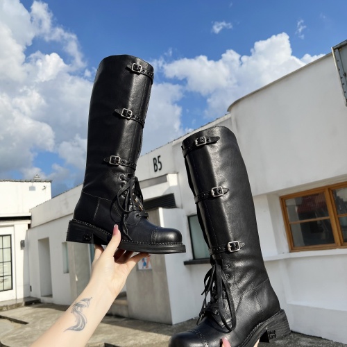 Cheap MIU MIU Boots For Women #1231999 Replica Wholesale [$172.00 USD] [ITEM#1231999] on Replica MIU MIU Boots