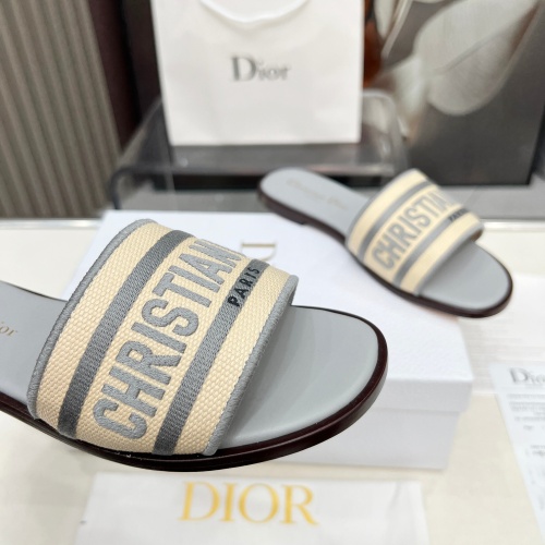 Cheap Christian Dior Slippers For Women #1232007 Replica Wholesale [$85.00 USD] [ITEM#1232007] on Replica Christian Dior Slippers