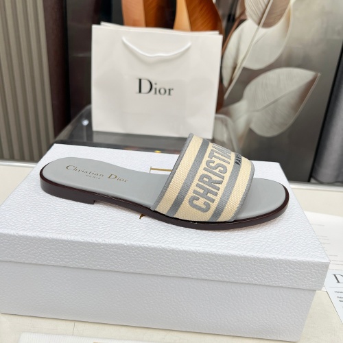 Cheap Christian Dior Slippers For Women #1232007 Replica Wholesale [$85.00 USD] [ITEM#1232007] on Replica Christian Dior Slippers