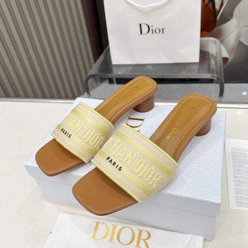 Cheap Christian Dior Slippers For Women #1232008 Replica Wholesale [$85.00 USD] [ITEM#1232008] on Replica Christian Dior Slippers