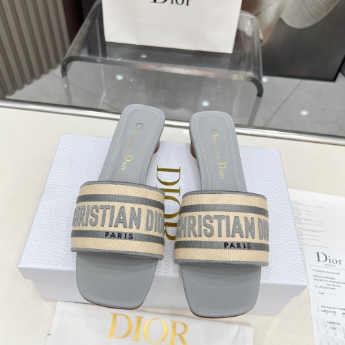 Cheap Christian Dior Slippers For Women #1232015 Replica Wholesale [$85.00 USD] [ITEM#1232015] on Replica Christian Dior Slippers