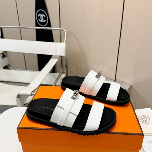 Cheap Hermes Slippers For Men #1232084 Replica Wholesale [$98.00 USD] [ITEM#1232084] on Replica Hermes Slippers