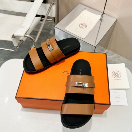 Cheap Hermes Slippers For Women #1232086 Replica Wholesale [$98.00 USD] [ITEM#1232086] on Replica Hermes Slippers