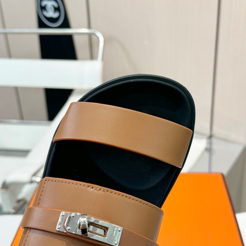 Cheap Hermes Slippers For Men #1232087 Replica Wholesale [$98.00 USD] [ITEM#1232087] on Replica Hermes Slippers