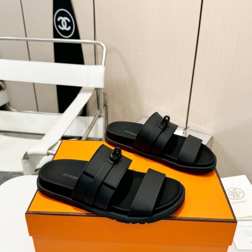 Cheap Hermes Slippers For Men #1232094 Replica Wholesale [$98.00 USD] [ITEM#1232094] on Replica Hermes Slippers