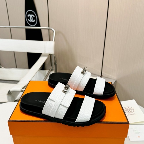 Cheap Hermes Slippers For Men #1232097 Replica Wholesale [$98.00 USD] [ITEM#1232097] on Replica Hermes Slippers