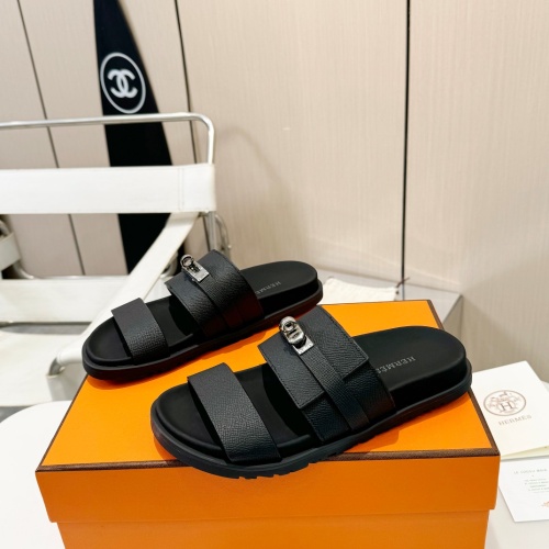 Cheap Hermes Slippers For Men #1232107 Replica Wholesale [$98.00 USD] [ITEM#1232107] on Replica Hermes Slippers