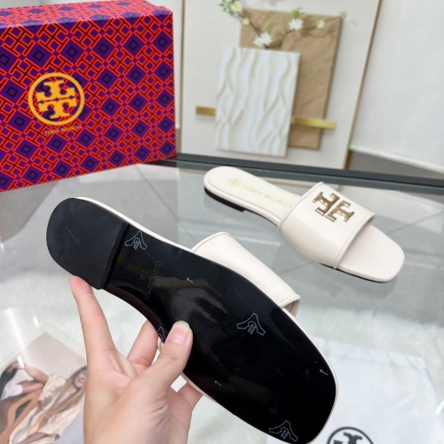 Cheap Tory Burch TB Slippers For Women #1232120 Replica Wholesale [$80.00 USD] [ITEM#1232120] on Replica Tory Burch TB Slippers