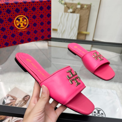 Cheap Tory Burch TB Slippers For Women #1232121 Replica Wholesale [$80.00 USD] [ITEM#1232121] on Replica Tory Burch TB Slippers