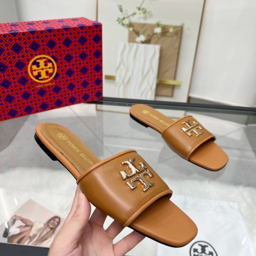 Cheap Tory Burch TB Slippers For Women #1232122 Replica Wholesale [$80.00 USD] [ITEM#1232122] on Replica Tory Burch TB Slippers