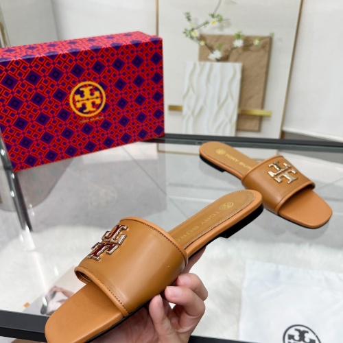 Cheap Tory Burch TB Slippers For Women #1232122 Replica Wholesale [$80.00 USD] [ITEM#1232122] on Replica Tory Burch TB Slippers