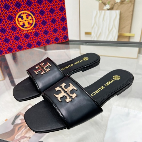 Cheap Tory Burch TB Slippers For Women #1232124 Replica Wholesale [$98.00 USD] [ITEM#1232124] on Replica Tory Burch TB Slippers