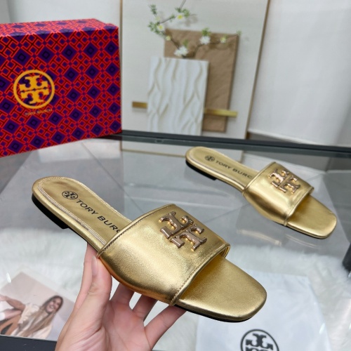 Cheap Tory Burch TB Slippers For Women #1232126 Replica Wholesale [$98.00 USD] [ITEM#1232126] on Replica Tory Burch TB Slippers