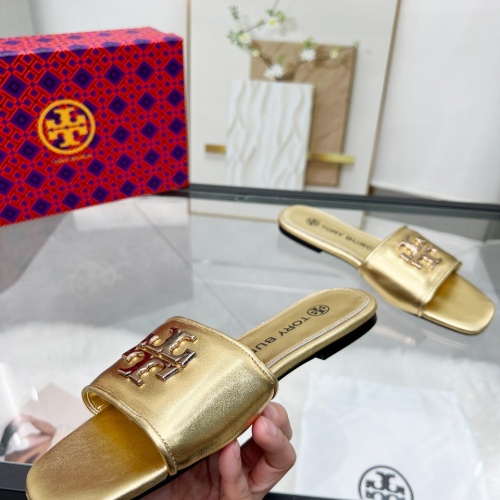 Cheap Tory Burch TB Slippers For Women #1232126 Replica Wholesale [$98.00 USD] [ITEM#1232126] on Replica Tory Burch TB Slippers