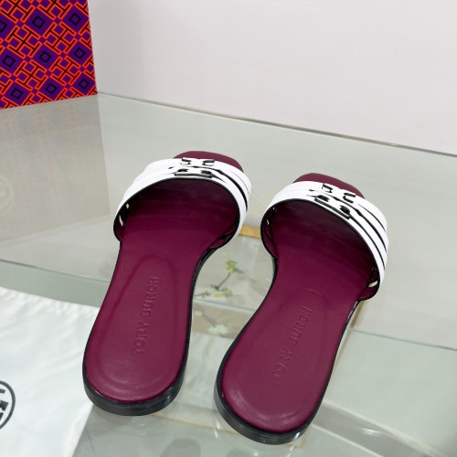 Cheap Tory Burch TB Slippers For Women #1232127 Replica Wholesale [$80.00 USD] [ITEM#1232127] on Replica Tory Burch TB Slippers