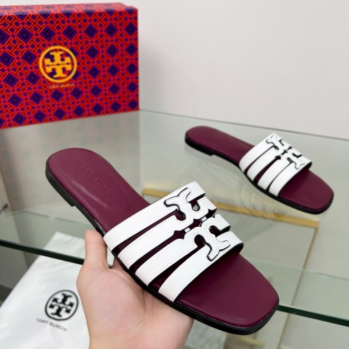 Cheap Tory Burch TB Slippers For Women #1232127 Replica Wholesale [$80.00 USD] [ITEM#1232127] on Replica Tory Burch TB Slippers