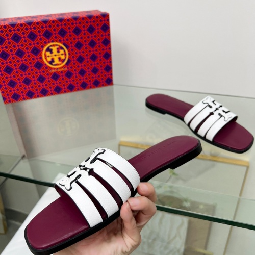 Cheap Tory Burch TB Slippers For Women #1232127 Replica Wholesale [$80.00 USD] [ITEM#1232127] on Replica Tory Burch TB Slippers