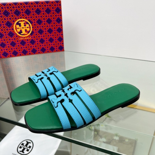 Cheap Tory Burch TB Slippers For Women #1232128 Replica Wholesale [$80.00 USD] [ITEM#1232128] on Replica Tory Burch TB Slippers