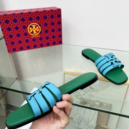 Cheap Tory Burch TB Slippers For Women #1232128 Replica Wholesale [$80.00 USD] [ITEM#1232128] on Replica Tory Burch TB Slippers