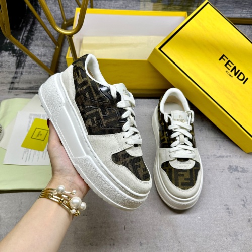 Cheap Fendi Casual Shoes For Women #1232143 Replica Wholesale [$102.00 USD] [ITEM#1232143] on Replica Fendi Casual Shoes