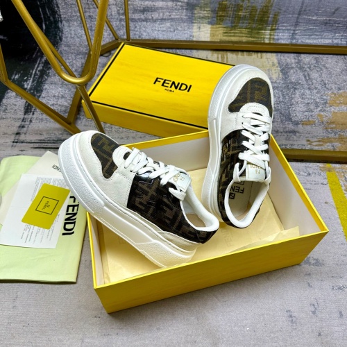 Cheap Fendi Casual Shoes For Women #1232143 Replica Wholesale [$102.00 USD] [ITEM#1232143] on Replica Fendi Casual Shoes