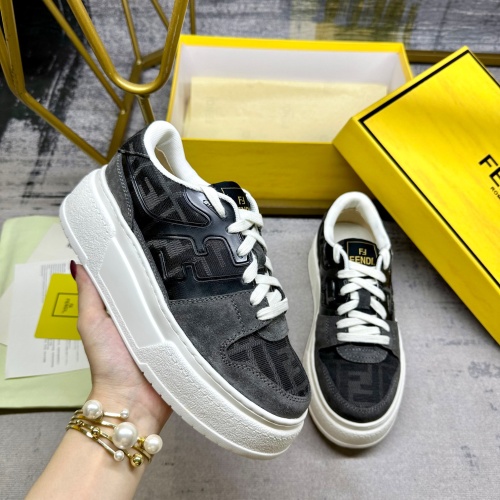 Cheap Fendi Casual Shoes For Women #1232144 Replica Wholesale [$102.00 USD] [ITEM#1232144] on Replica Fendi Casual Shoes