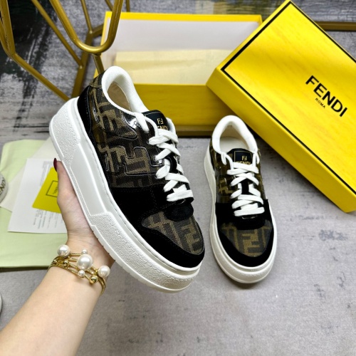 Cheap Fendi Casual Shoes For Women #1232145 Replica Wholesale [$102.00 USD] [ITEM#1232145] on Replica Fendi Casual Shoes