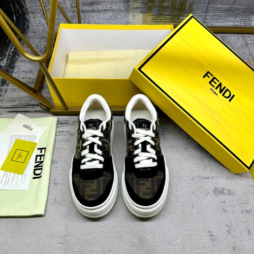 Cheap Fendi Casual Shoes For Women #1232145 Replica Wholesale [$102.00 USD] [ITEM#1232145] on Replica Fendi Casual Shoes