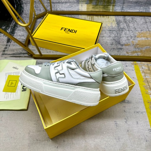 Cheap Fendi Casual Shoes For Women #1232146 Replica Wholesale [$102.00 USD] [ITEM#1232146] on Replica Fendi Casual Shoes