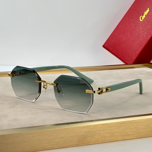 Cheap Cartier AAA Quality Sunglassess #1232156 Replica Wholesale [$64.00 USD] [ITEM#1232156] on Replica Cartier AAA Quality Sunglassess