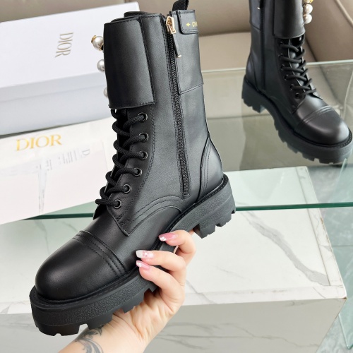 Cheap Christian Dior Boots For Women #1232239 Replica Wholesale [$128.00 USD] [ITEM#1232239] on Replica Christian Dior Boots