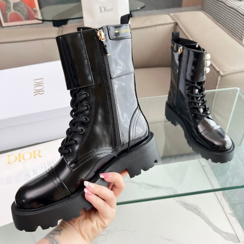 Cheap Christian Dior Boots For Women #1232248 Replica Wholesale [$128.00 USD] [ITEM#1232248] on Replica Christian Dior Boots