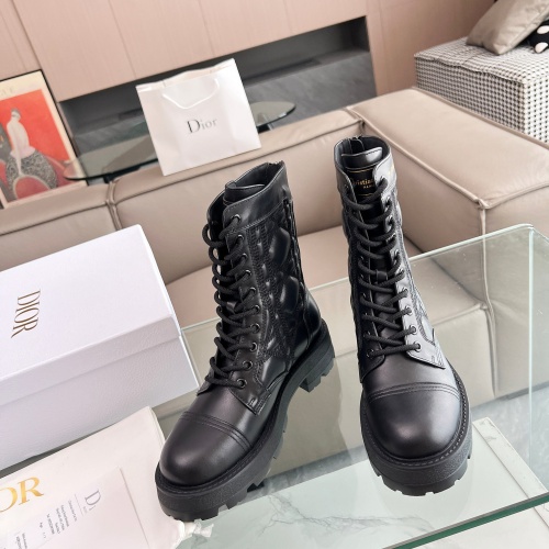 Cheap Christian Dior Boots For Women #1232253 Replica Wholesale [$128.00 USD] [ITEM#1232253] on Replica Christian Dior Boots