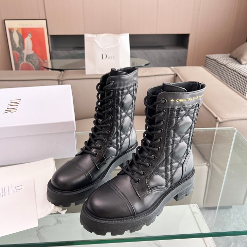 Cheap Christian Dior Boots For Women #1232253 Replica Wholesale [$128.00 USD] [ITEM#1232253] on Replica Christian Dior Boots