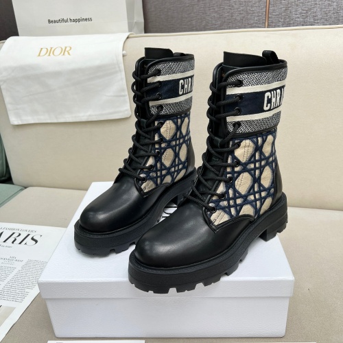 Cheap Christian Dior Boots For Women #1232265 Replica Wholesale [$118.00 USD] [ITEM#1232265] on Replica Christian Dior Boots