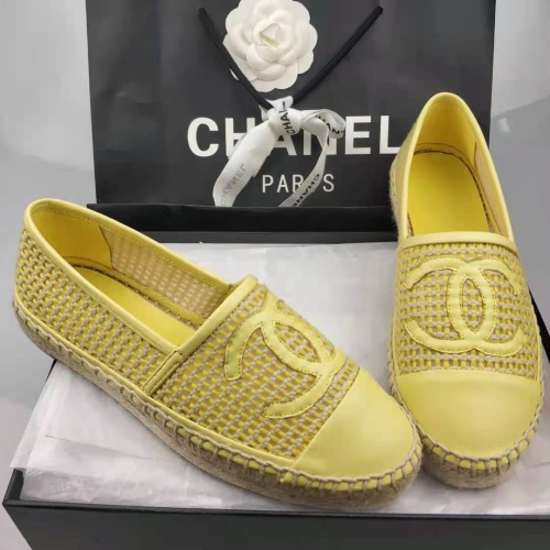 Cheap Chanel Flat Shoes For Women #1232290 Replica Wholesale [$72.00 USD] [ITEM#1232290] on Replica Chanel Flat Shoes