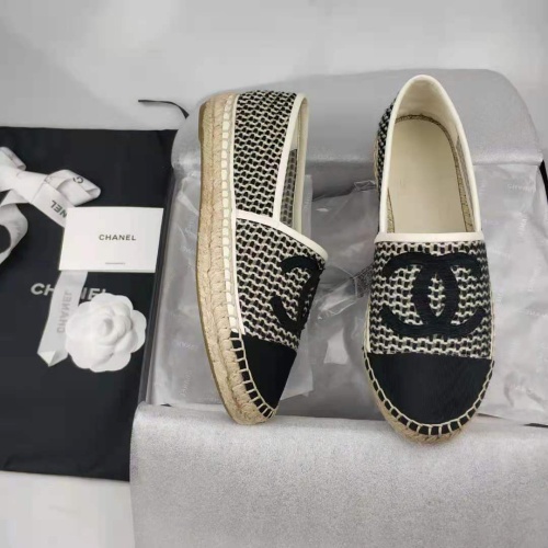 Cheap Chanel Flat Shoes For Women #1232291 Replica Wholesale [$72.00 USD] [ITEM#1232291] on Replica Chanel Flat Shoes