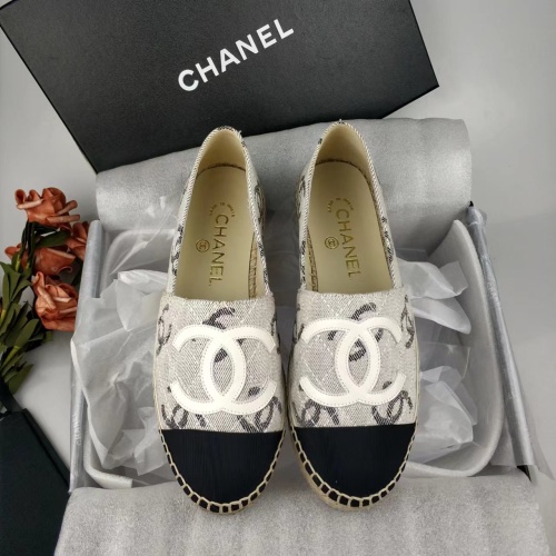 Cheap Chanel Flat Shoes For Women #1232303 Replica Wholesale [$72.00 USD] [ITEM#1232303] on Replica Chanel Flat Shoes