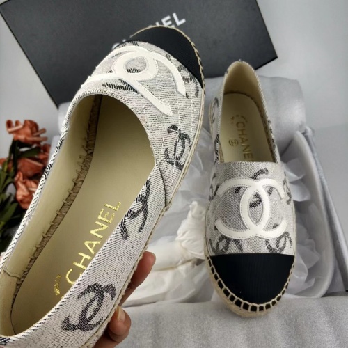 Cheap Chanel Flat Shoes For Women #1232303 Replica Wholesale [$72.00 USD] [ITEM#1232303] on Replica Chanel Flat Shoes