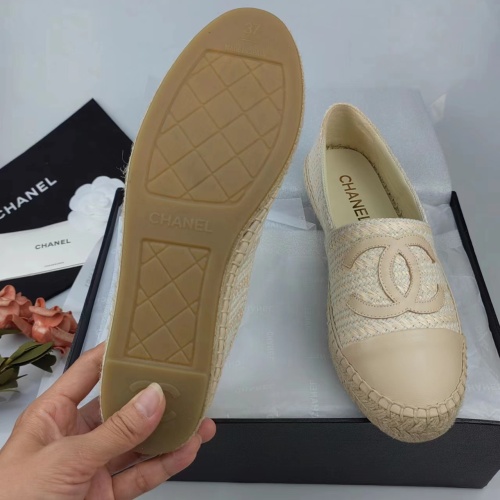 Cheap Chanel Flat Shoes For Women #1232313 Replica Wholesale [$76.00 USD] [ITEM#1232313] on Replica Chanel Flat Shoes