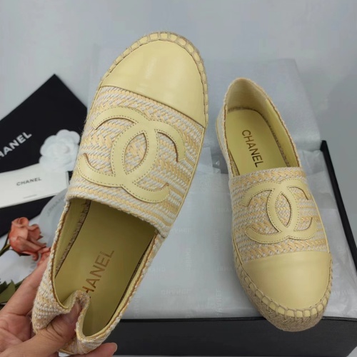 Cheap Chanel Flat Shoes For Women #1232314 Replica Wholesale [$76.00 USD] [ITEM#1232314] on Replica Chanel Flat Shoes