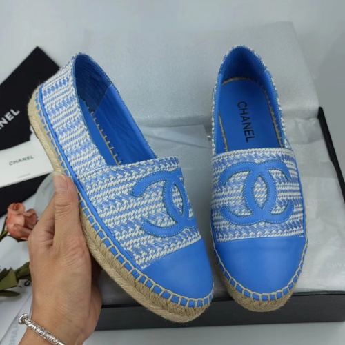 Cheap Chanel Flat Shoes For Women #1232316 Replica Wholesale [$76.00 USD] [ITEM#1232316] on Replica Chanel Flat Shoes