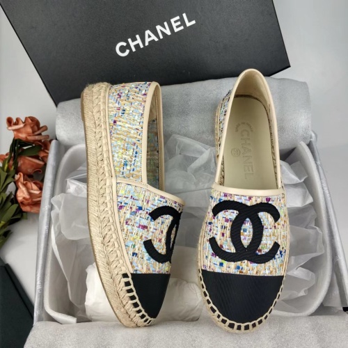 Cheap Chanel Flat Shoes For Women #1232320 Replica Wholesale [$76.00 USD] [ITEM#1232320] on Replica Chanel Flat Shoes