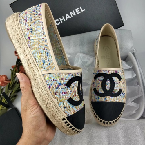 Cheap Chanel Flat Shoes For Women #1232320 Replica Wholesale [$76.00 USD] [ITEM#1232320] on Replica Chanel Flat Shoes