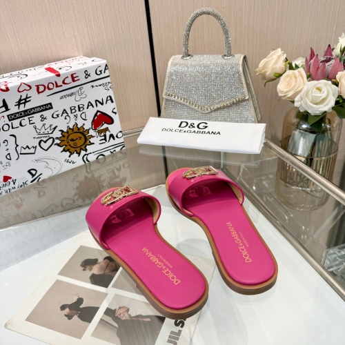 Cheap Dolce &amp; Gabbana D&amp;G Slippers For Women #1232326 Replica Wholesale [$82.00 USD] [ITEM#1232326] on Replica Dolce &amp; Gabbana D&amp;G Slippers