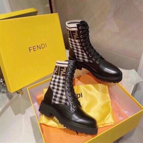 Cheap Fendi Fashion Boots For Women #1232393 Replica Wholesale [$96.00 USD] [ITEM#1232393] on Replica Fendi Fashion Boots