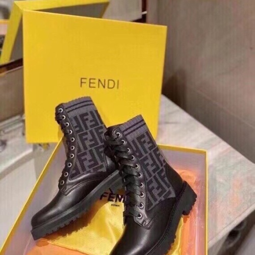 Cheap Fendi Fashion Boots For Women #1232397 Replica Wholesale [$96.00 USD] [ITEM#1232397] on Replica Fendi Fashion Boots