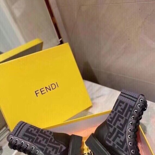 Cheap Fendi Fashion Boots For Women #1232397 Replica Wholesale [$96.00 USD] [ITEM#1232397] on Replica Fendi Fashion Boots