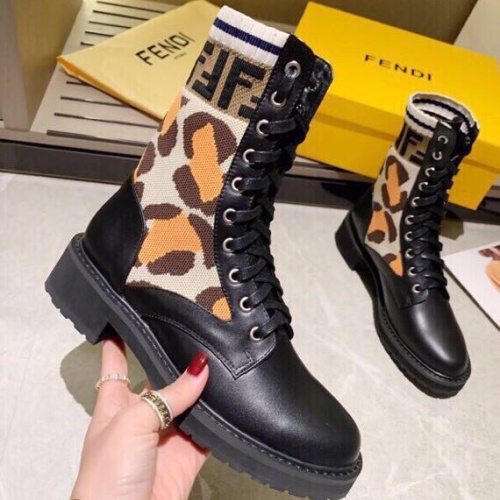 Cheap Fendi Fashion Boots For Women #1232398 Replica Wholesale [$96.00 USD] [ITEM#1232398] on Replica Fendi Fashion Boots